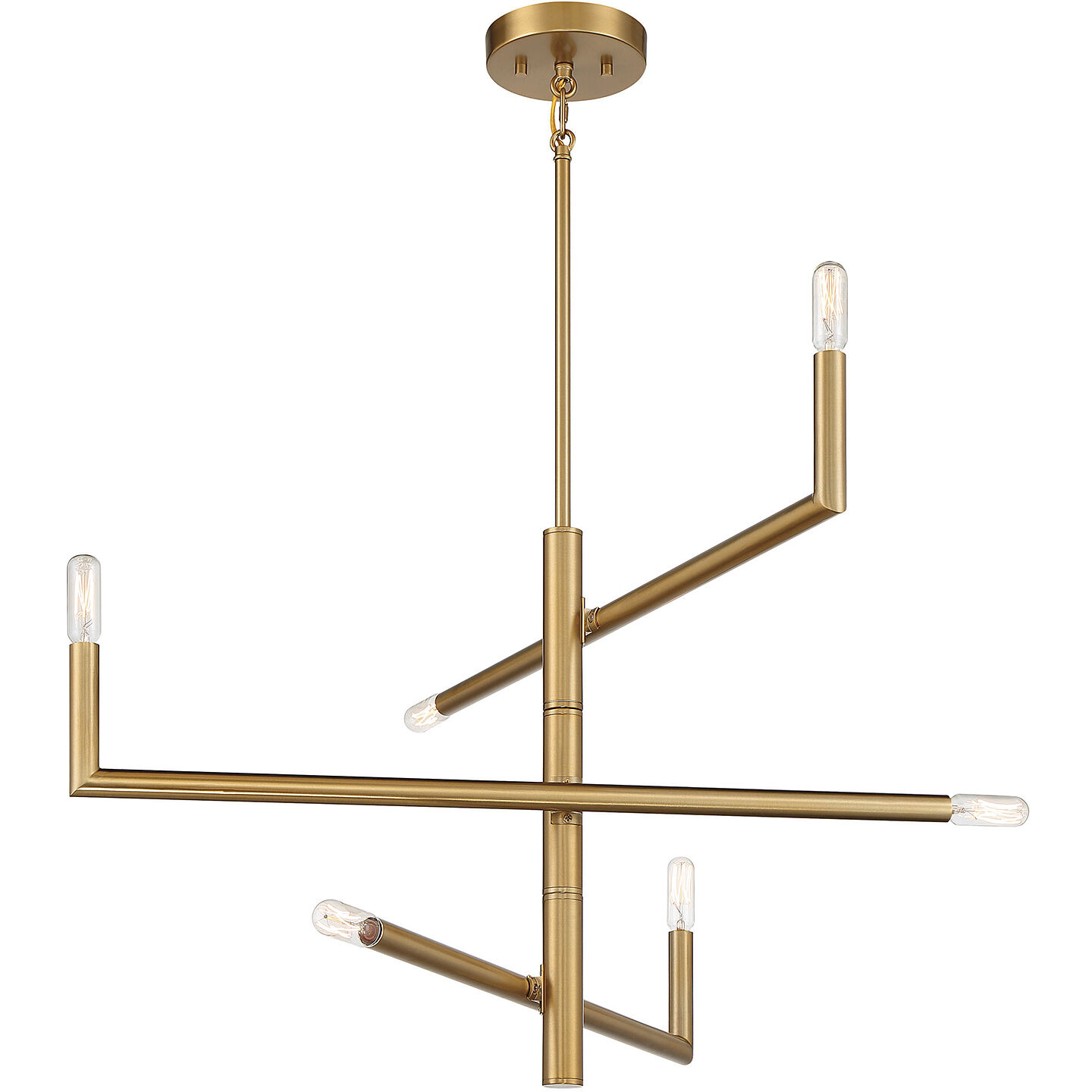 Cristofer 6 Light 30 inch Warm Brass Chandelier Ceiling Light, Essentials