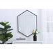 Eternity 34 X 24 inch Black Wall Mirror