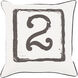 Big Kid Blocks 22 inch Ivory, Black Pillow Kit