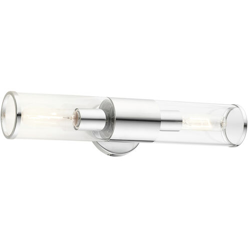 Banca 2 Light 19 inch Polished Chrome ADA Vanity Sconce Wall Light