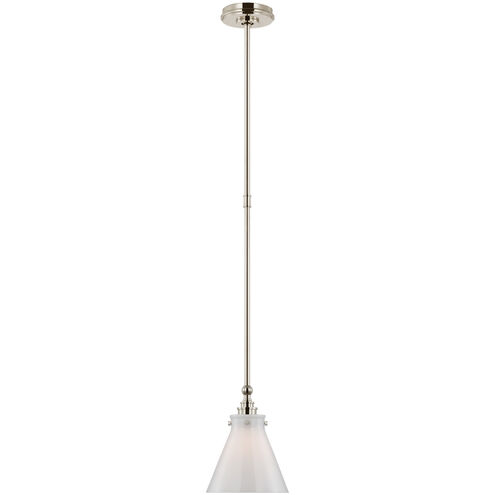 Chapman & Myers Parkington LED 7.25 inch Polished Nickel Pendant Ceiling Light