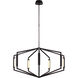 Kelly Wearstler Appareil LED 39 inch Bronze Low Profile Chandelier Ceiling Light