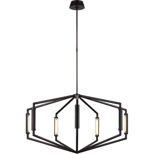 Kelly Wearstler Appareil LED 39 inch Bronze Low Profile Chandelier Ceiling Light