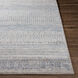 Fowler 122.05 X 94.49 inch Gray/Blue/Black Machine Woven Rug in 8 x 10, Rectangle