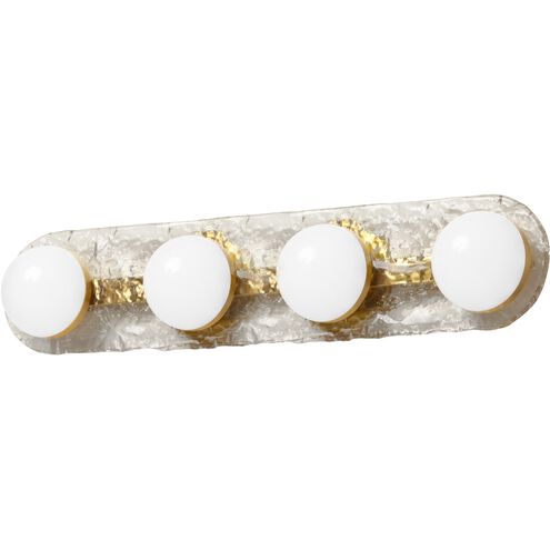 Velma LED 27.5 inch Aged Brass Vanity/Bath Bar Wall Light