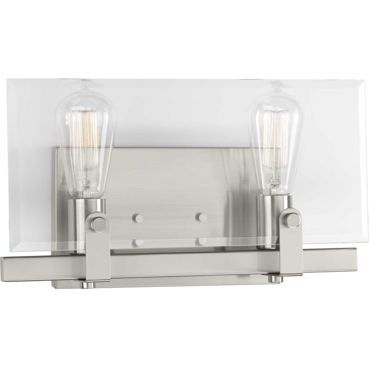 Glayse 2 Light 15 inch Brushed Nickel Bath Vanity Wall Light, Design Series
