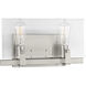 Glayse 2 Light 15 inch Brushed Nickel Bath Vanity Wall Light, Design Series