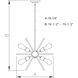 Estelle LED 19 inch Natural Brass Pendant Ceiling Light
