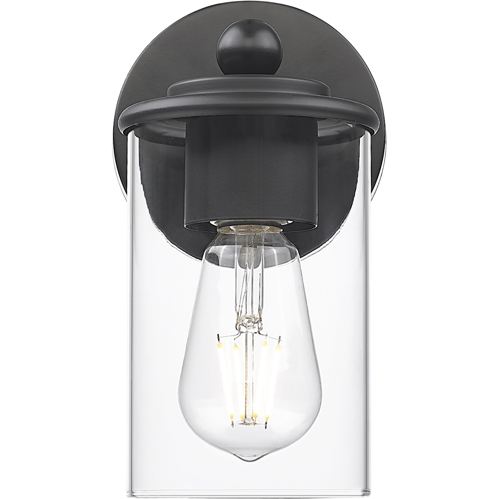 Thayer 1 Light 4.75 inch Matte Black Wall Sconce Wall Light