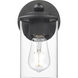 Thayer 1 Light 4.75 inch Matte Black Wall Sconce Wall Light