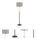 Elena 62.5 inch 60 watt Coffee Floor Lamp Portable Light