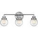 Poppy 3 Light 24.25 inch Bathroom Vanity Light
