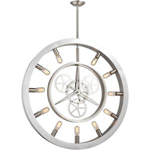 Chronology 11 Light 3 inch Brushed Nickel Chandelier Ceiling Light