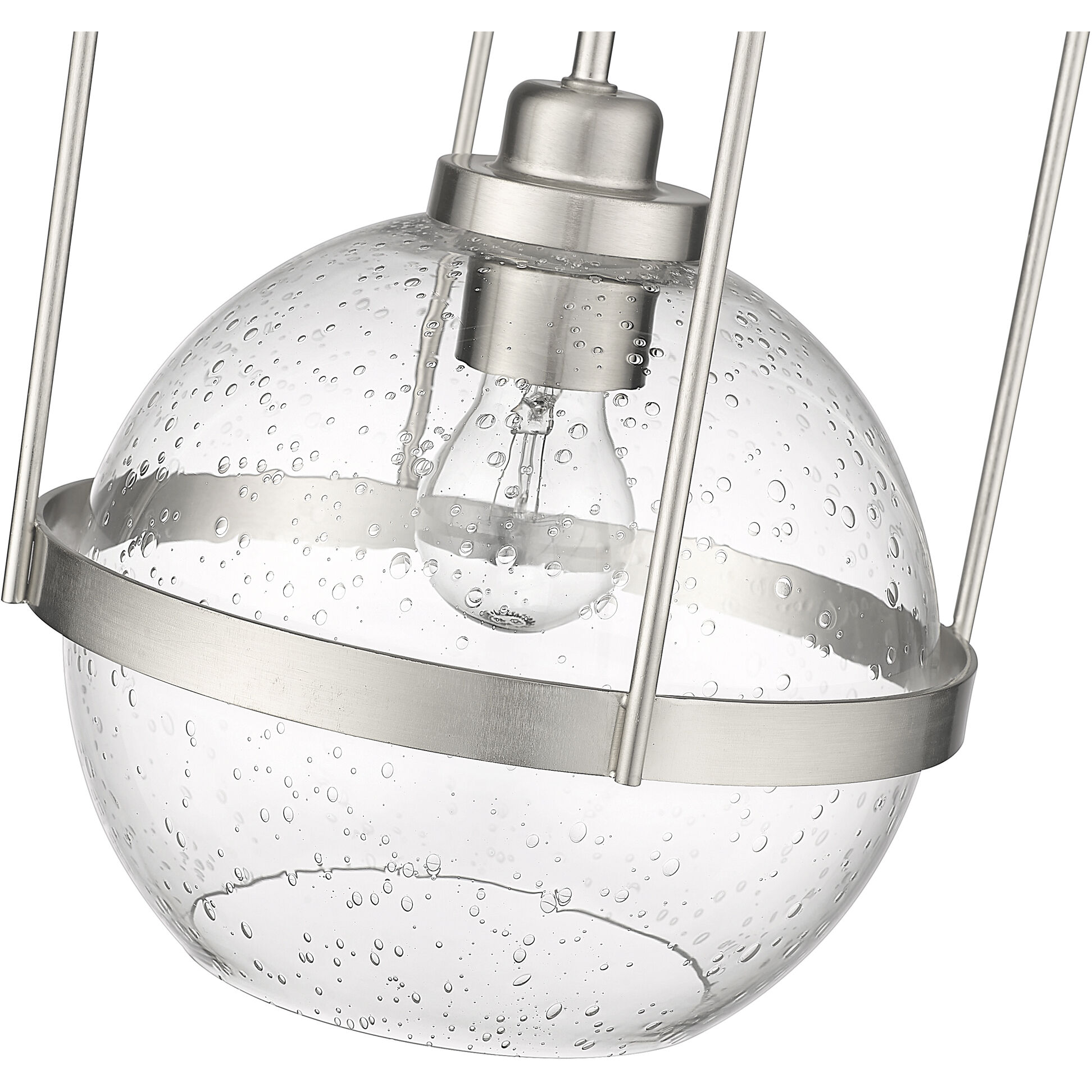 Devonshire 1 Light 10 inch Brushed Nickel Pendant Ceiling Light