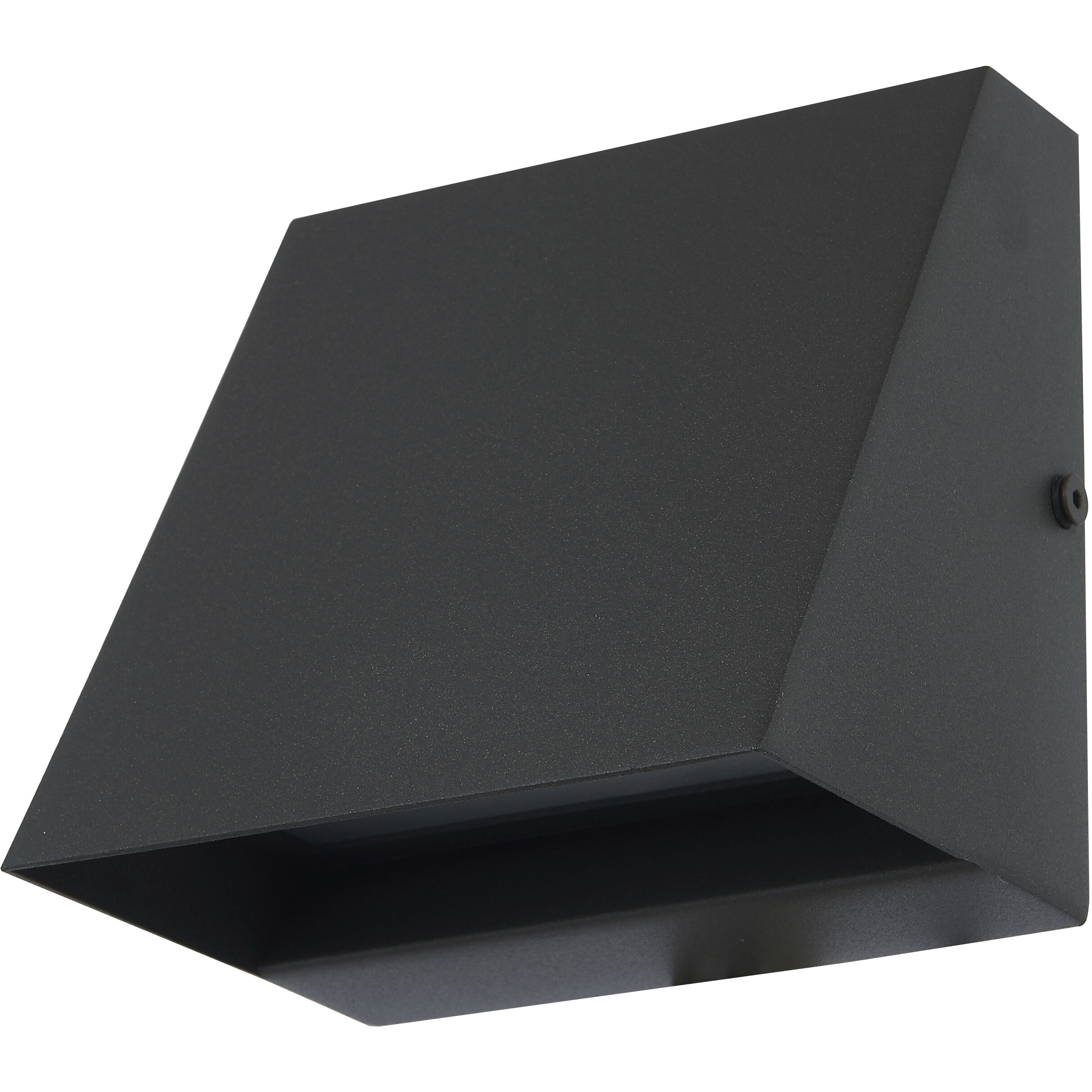 Wedge LED 5 inch Matte Black Outdoor Wall Light