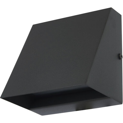 Wedge LED 5 inch Matte Black ADA Wall Sconce Wall Light
