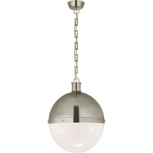Thomas O'Brien Hicks 2 Light 16 inch Antique Nickel Pendant Ceiling Light, Extra Large