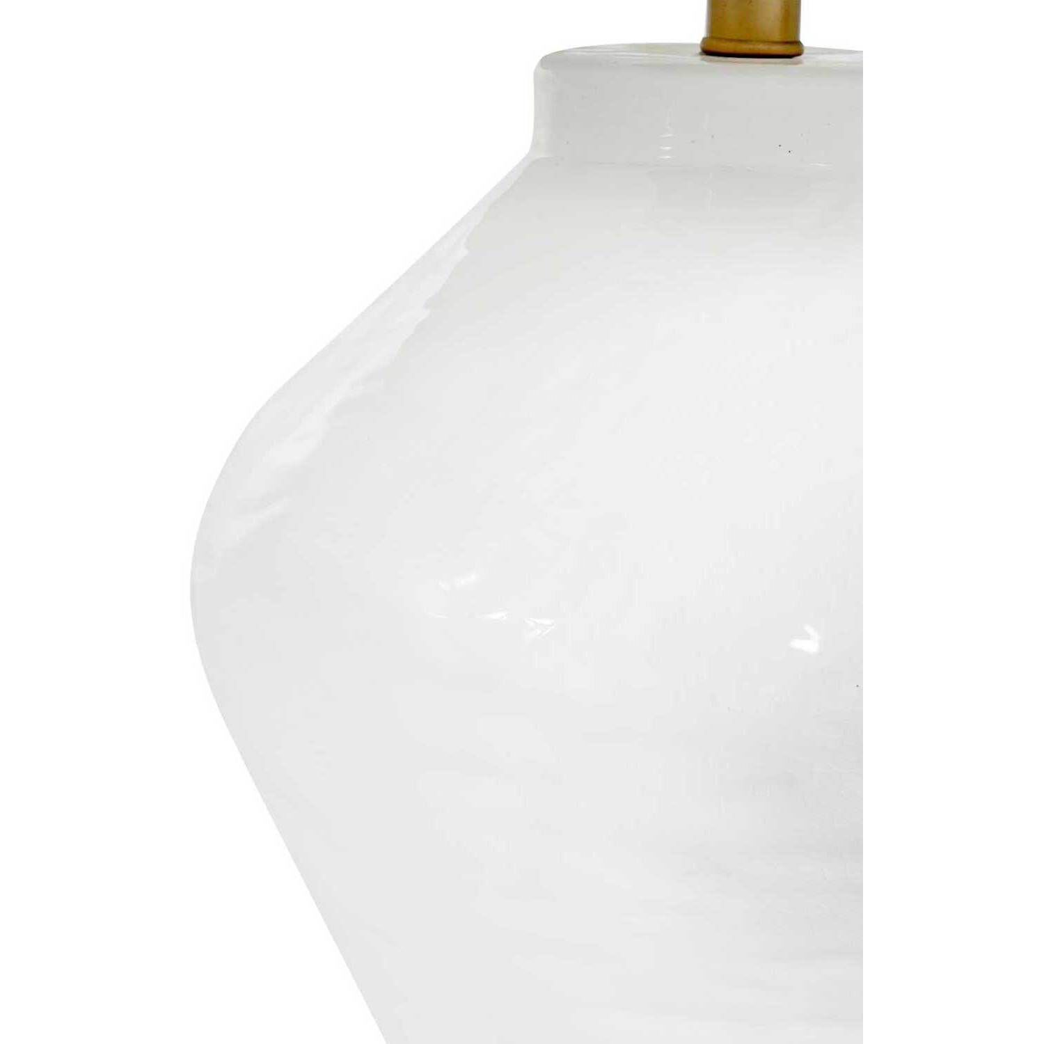 Osborn 26.5 inch Textured White / Antique Brass Table Lamp Portable Light