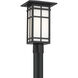 Grydton 1 Light 16.25 inch Dark Matte Black Outdoor Post Lantern
