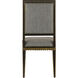 Ines Caviar Black/Antique Gold Chair
