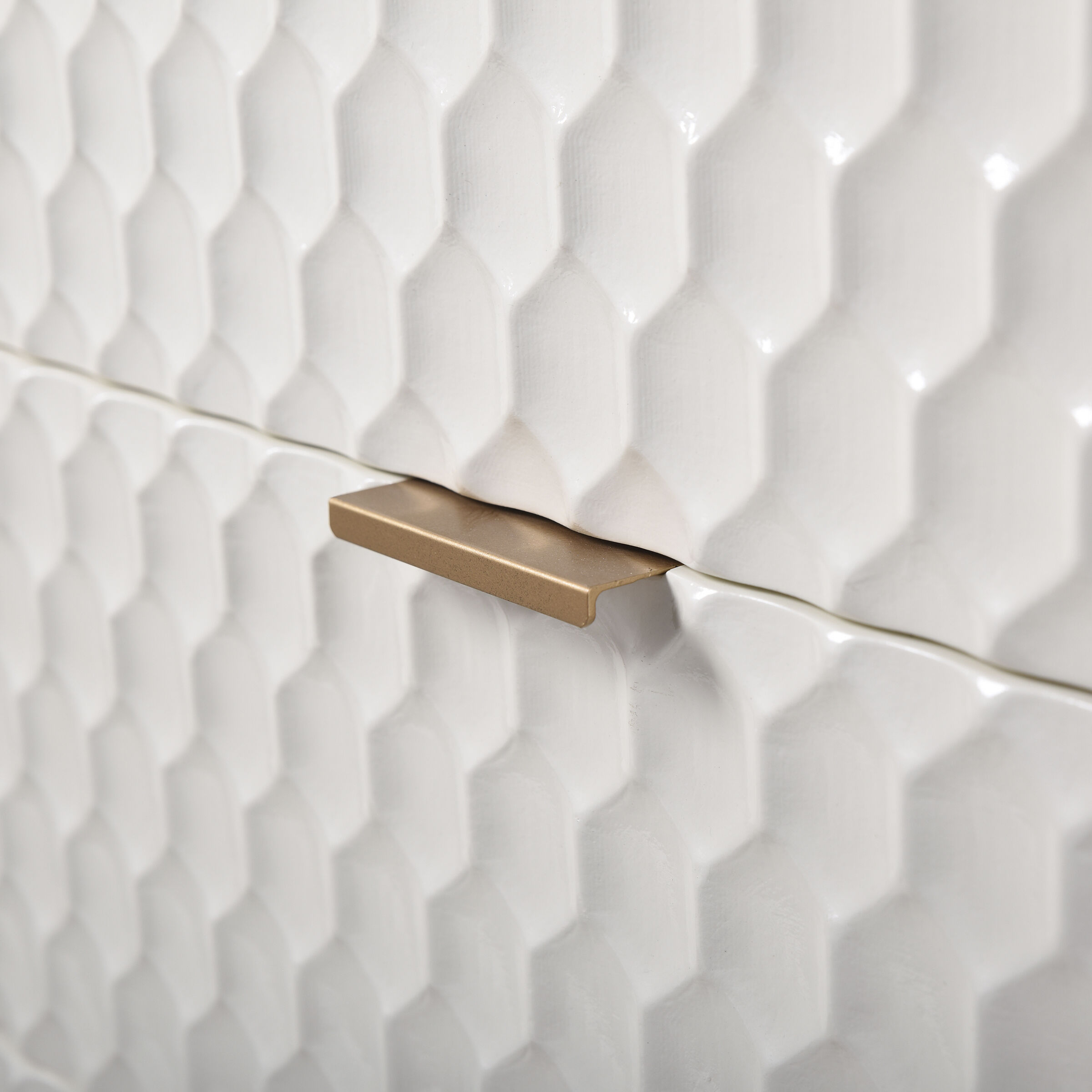 Lexi Cream and Gold Dresser