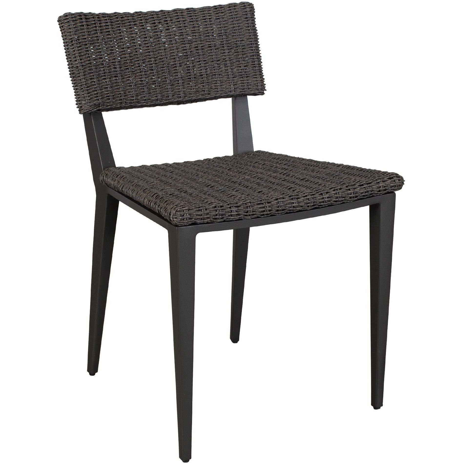 Calbas Java Black and Mocha Outdoor Dining Chair