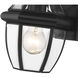 Westover 1 Light 10.5 inch Black Outdoor Wall Light