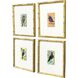Sassy Birds Blue and Orange and Yellow and Multi Framed Art