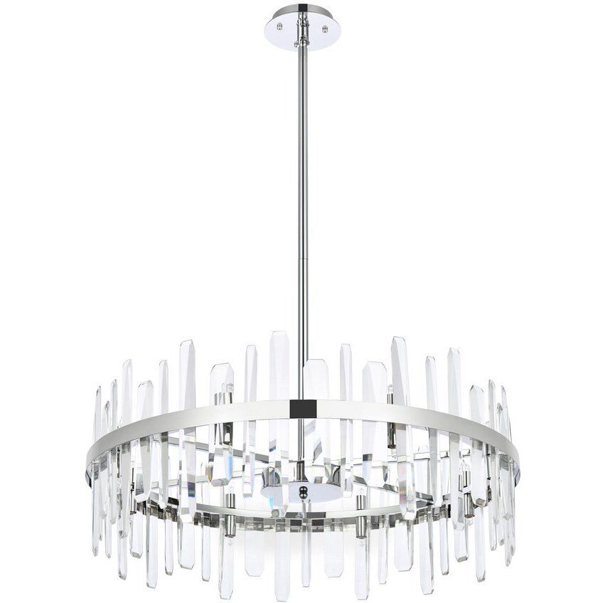 Serena 16 Light 32 inch Chrome Chandelier Ceiling Light