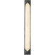 Caesar LED 3 inch Urban Bronze Bath Vanity Light Wall Light in Urban Bronze and Alabaster