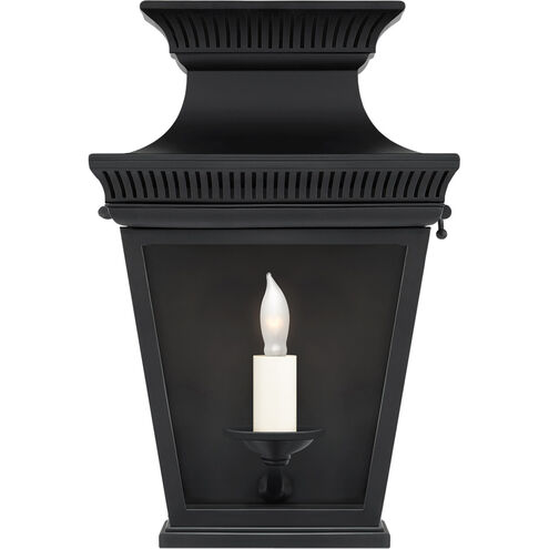 Visual Comfort Signature Collection Chapman & Myers Elsinore 1 Light 12 inch Black Outdoor Wall Lantern, Small CHD2945BLK-CG - Open Box