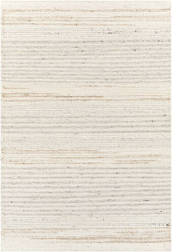 Bremen 120 X 96 inch Cream Rug in 8 x 10, Rectangle