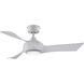 Wrap Custom Matte White Fan Motor