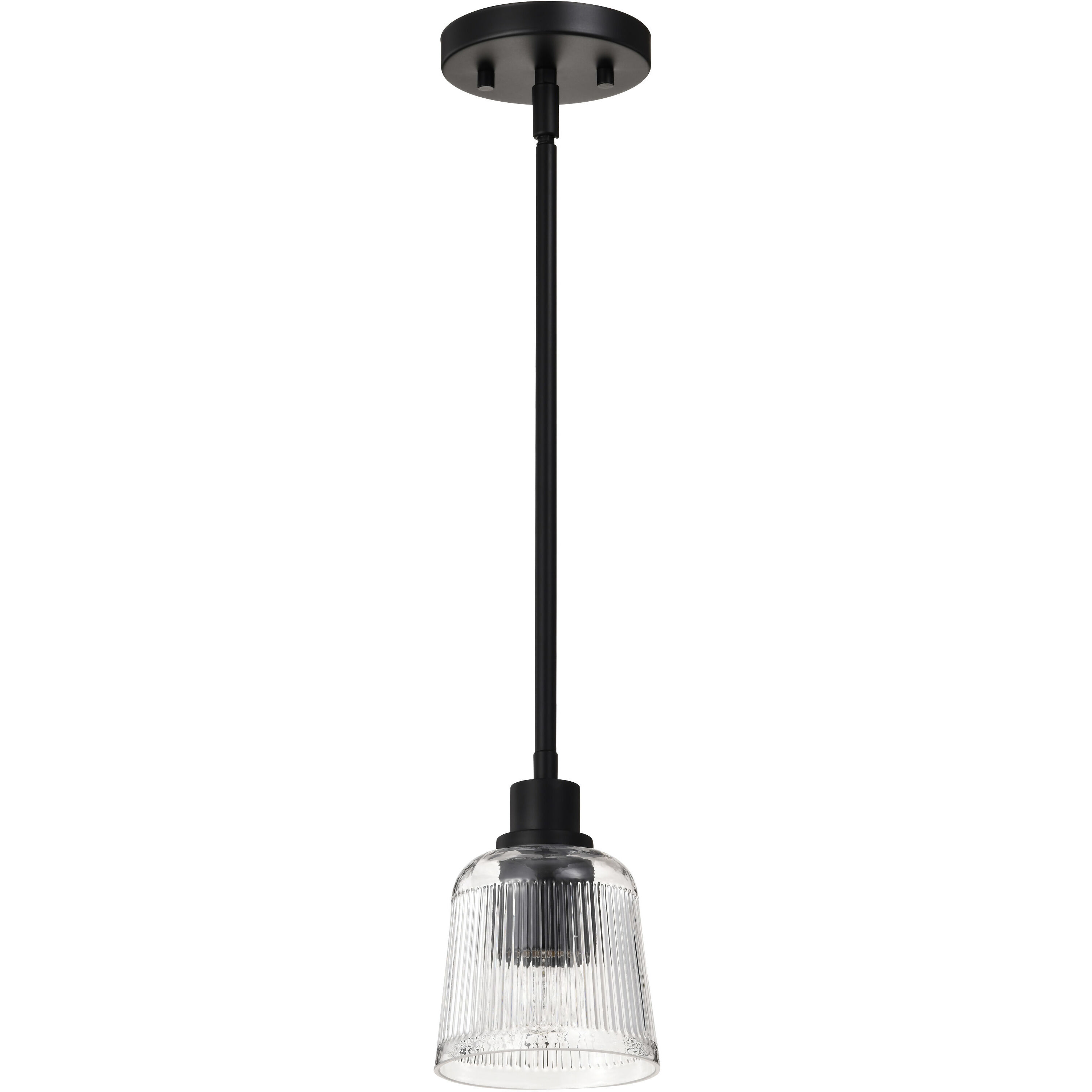 Grayson 5 inch Matte Black Pendant Ceiling Light