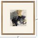 Peaceful Challenge Black and Beige and Metallic Framed Art, The Studio