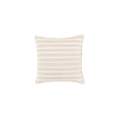 Willow 18 X 18 inch Taupe and Cream Throw Pillow