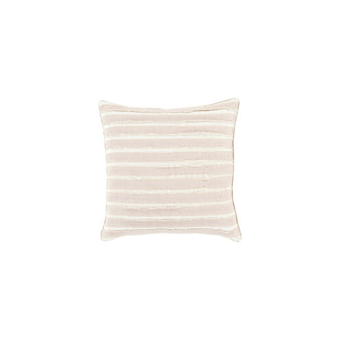 Willow 20 X 20 inch Taupe and Cream Throw Pillow