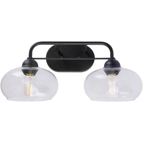 Cameron 2 Light 20 inch Black Vanity Light Wall Light