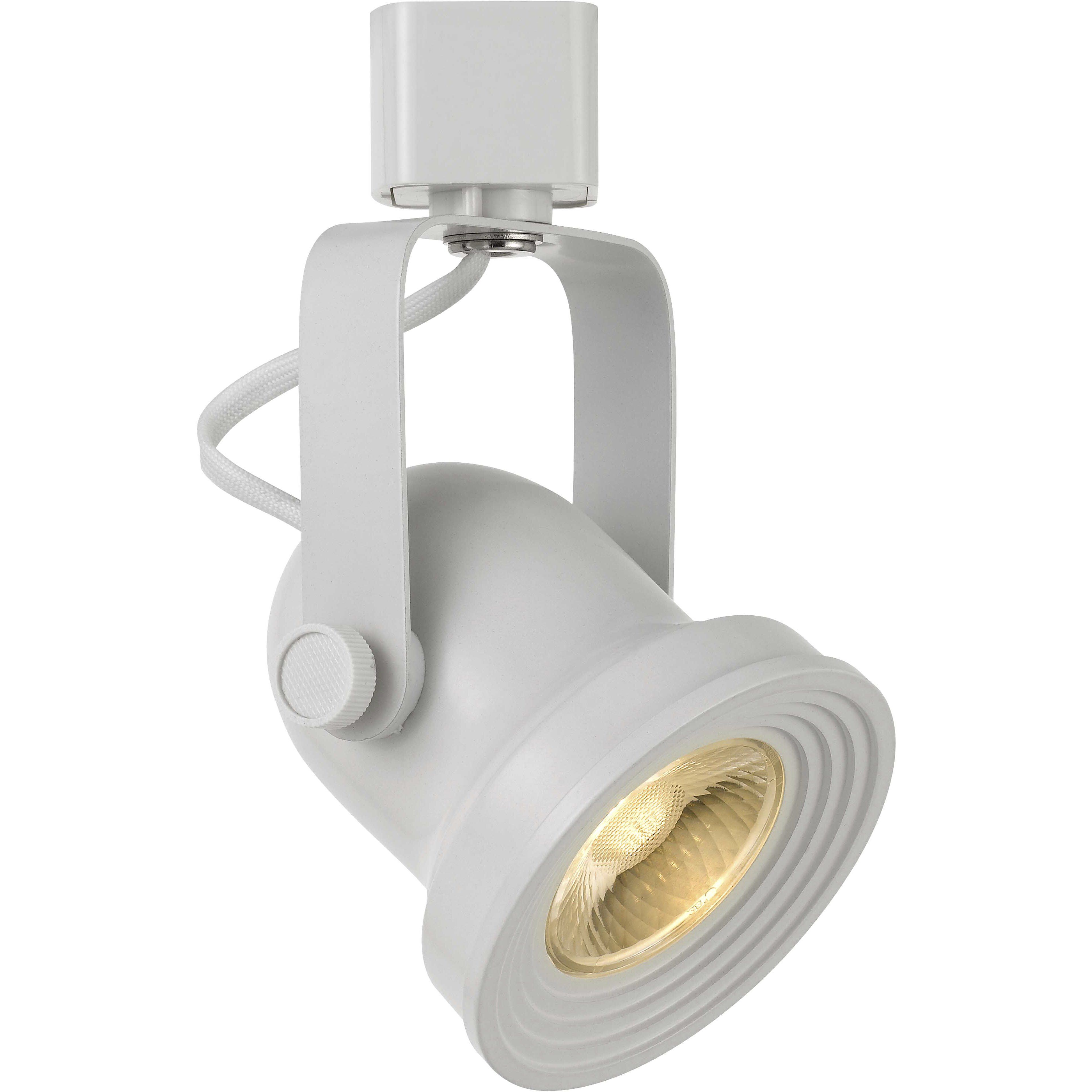 Signature 1 Light White Track Head Ceiling Light