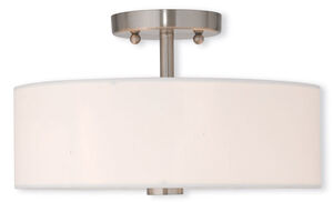 Meridian 2 Light 13.00 inch Semi-Flush Mount