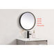 Pier 18 X 18 inch Black LED Mirror