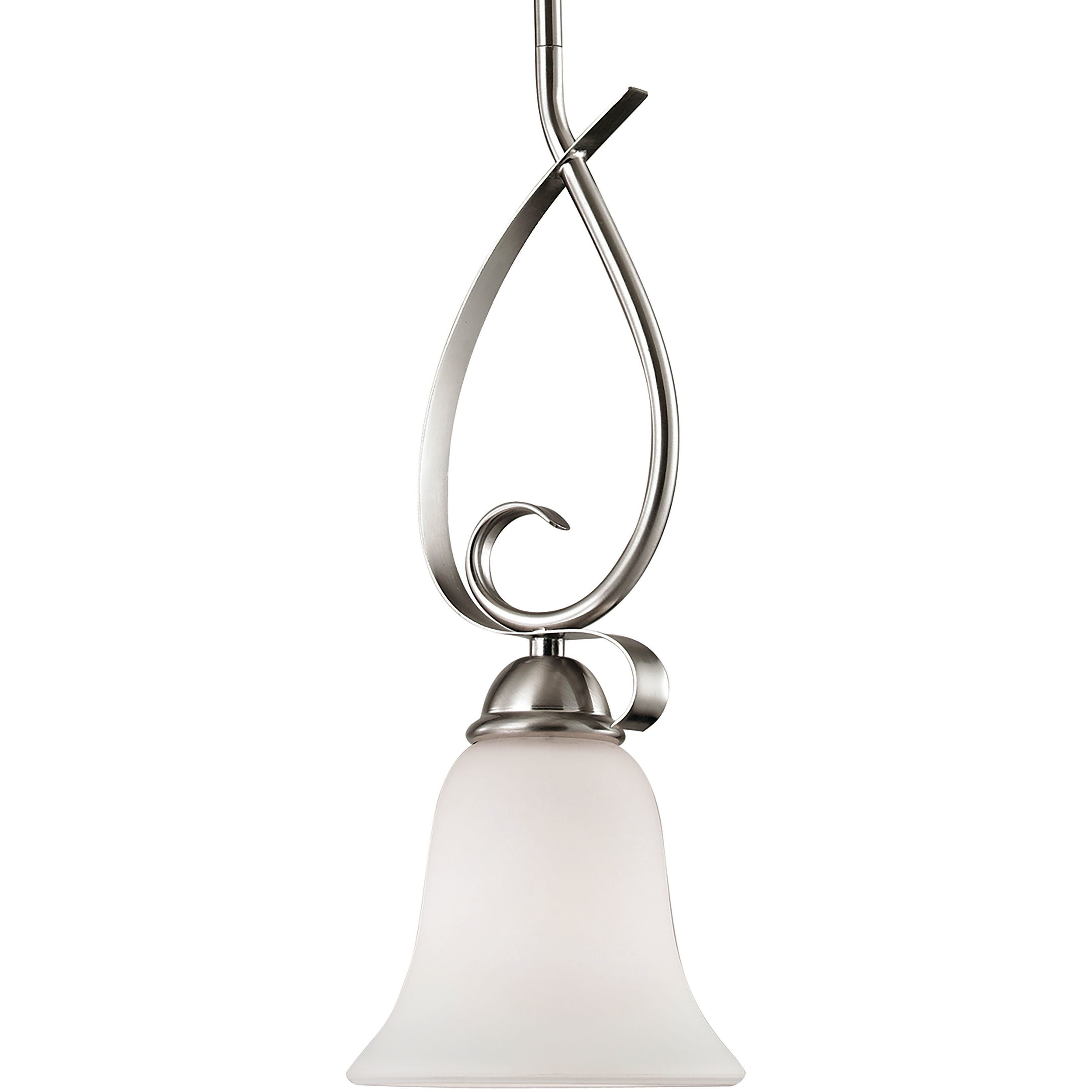 Brighton 1 Light 6 inch Brushed Nickel Mini Pendant Ceiling Light
