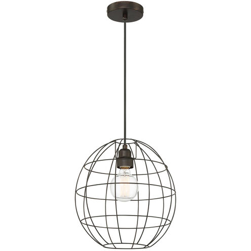 Kaden 1 Light 13 inch Copper Bronze Pendant Ceiling Light