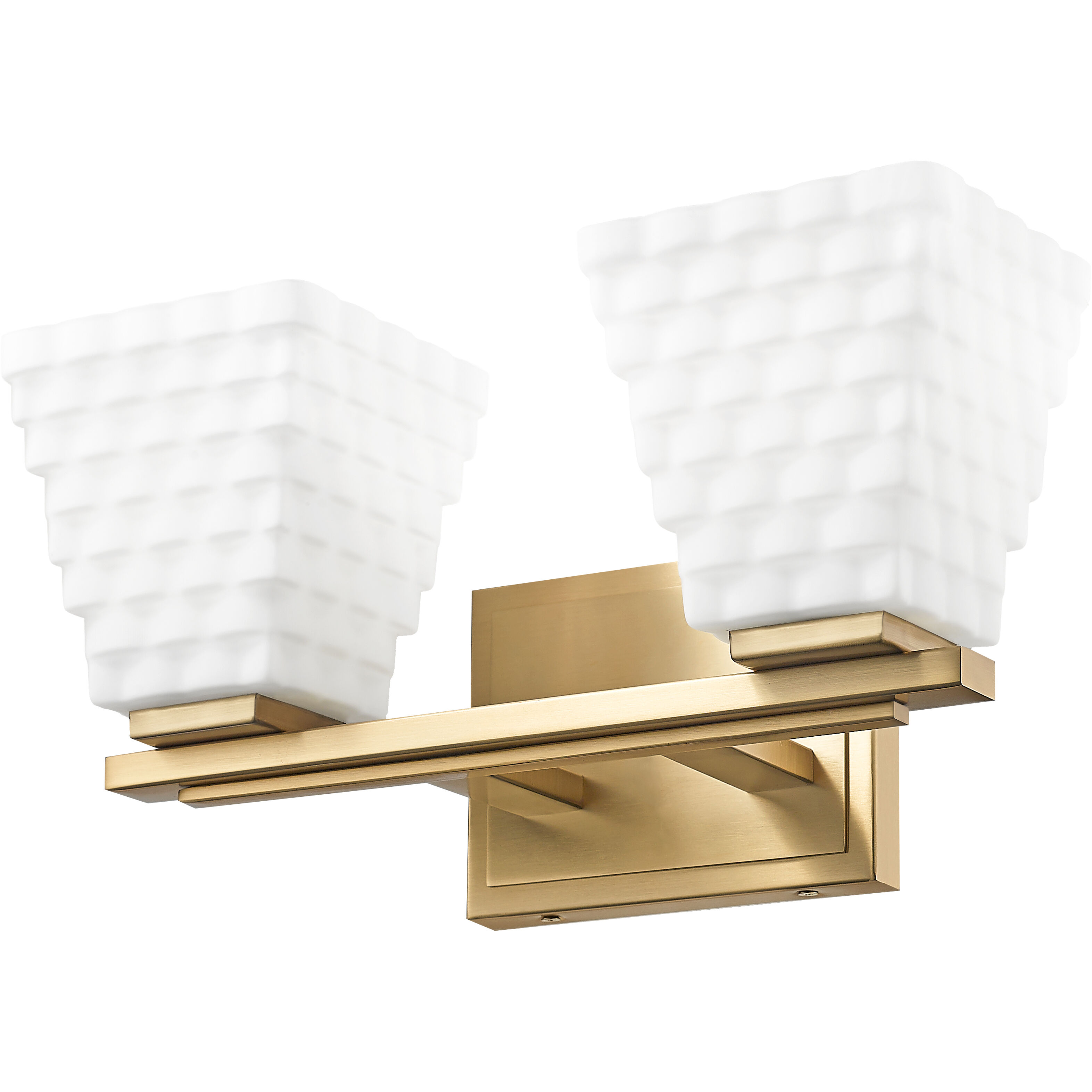 Annalise 2 Light 14 inch Modern Gold Vanity Wall Light