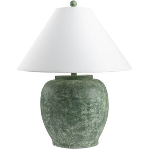 Forest 26 inch 150 watt Green Accent Table Lamp Portable Light