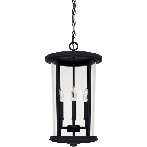 Capital Lighting Howell 4 Light 12 inch Black Outdoor Hanging Lantern 926742BK - Open Box