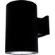Tube Arch LED 4.88 inch Black Sconce Wall Light in Flood, 90, 3000K, Straight Up/Down