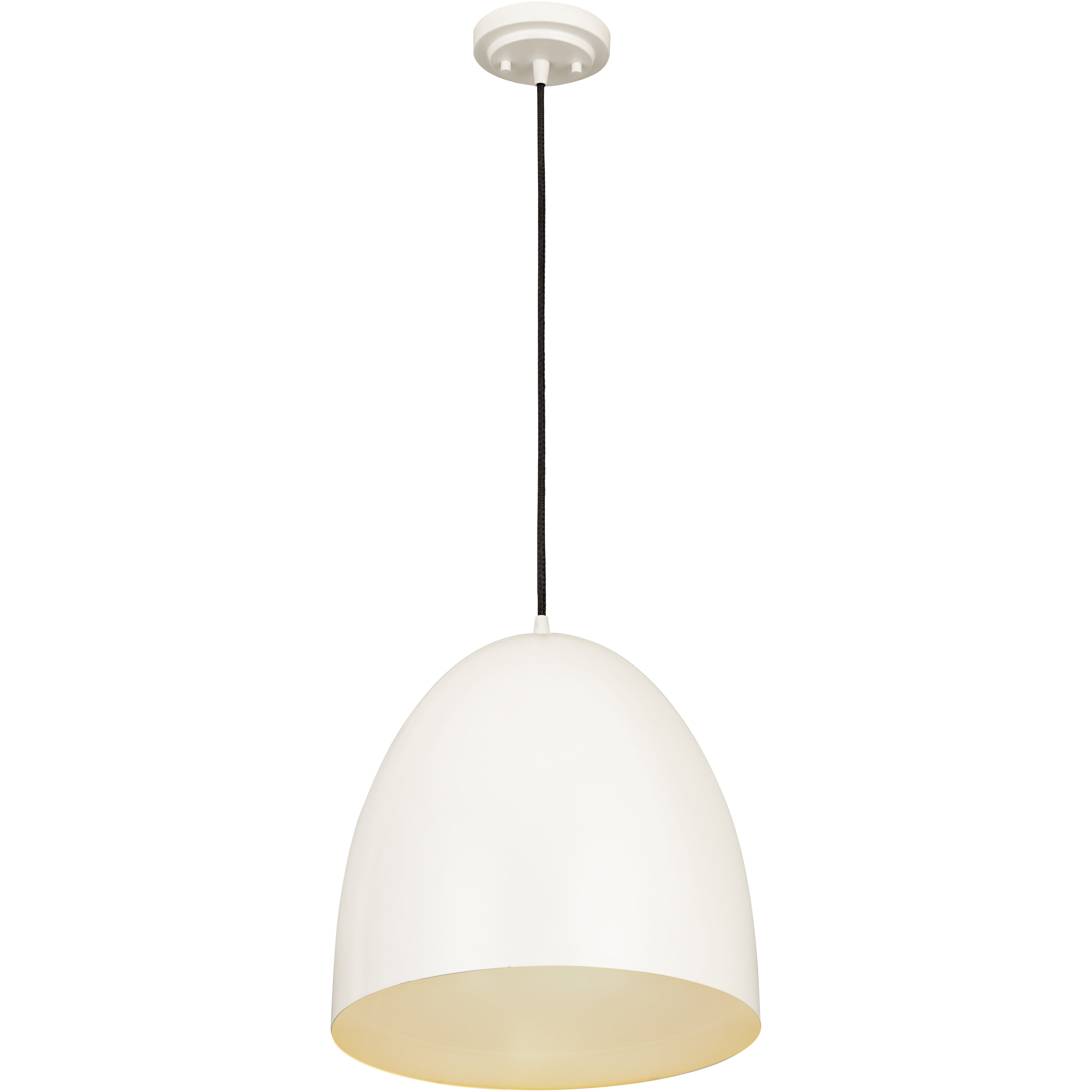 Z-Studio 3 Light 19 inch Satin White Pendant Ceiling Light in Matte White