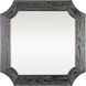 Farra 36 X 36 inch Cerused Black with Weathered Brass Wall Mirror, Varaluz Casa