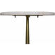Cosmopolitan 24 X 15 inch Antique Brass Side Table